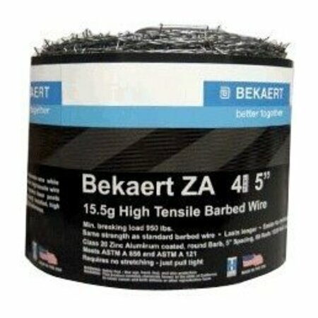 BEKAERT Wire 4Pt 15-1/2Ga Ht Za Barb 261131